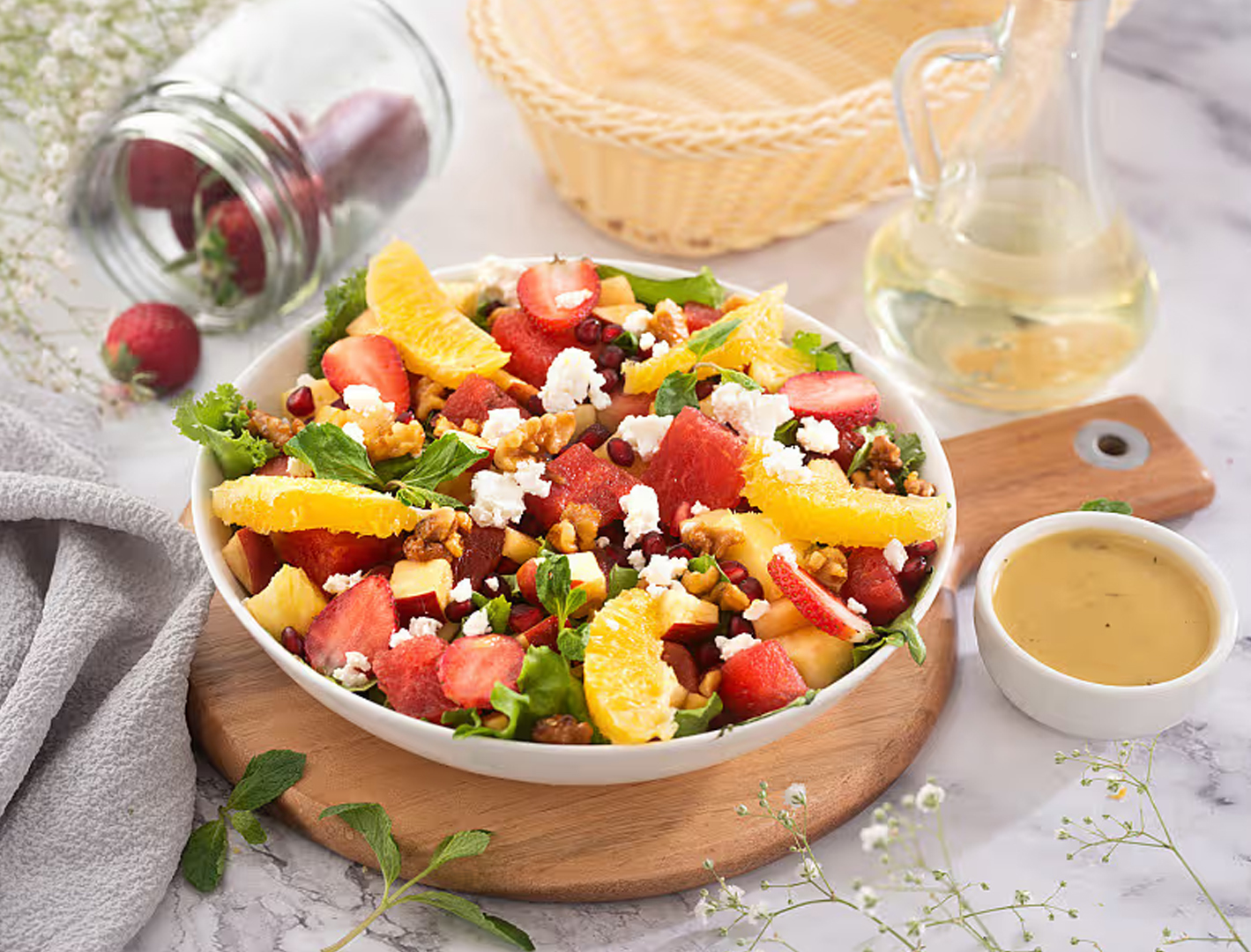 Veg Tropical Fruit & Feta